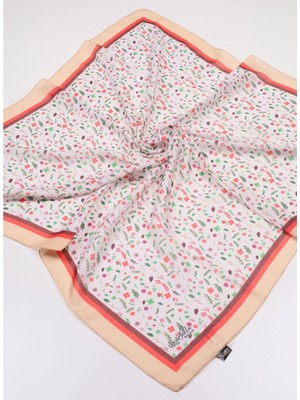 Scarfella Naturel Soft Italyan Dikiş Eşarp - Desen-17 - Renk-08-93