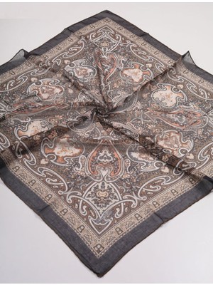 Scarfella Soft El Dikişli Eşarp DESEN-196 - Renk-17-93