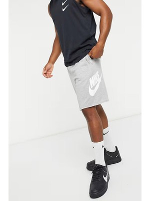 Nike Sportswear Sport Essentials French Terry Alumni Bol Kesim Gri Erkek Spor Şort