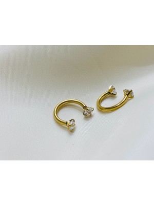 Frezya Aksesuar Çelik Gold Piercing