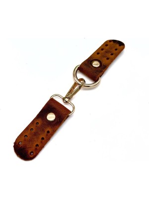 Angel Çanta Aksesuar  Deri Kancalı Böce (Kilit) Crazy Oil Hardal Sarı  Renk Light Gold Metalli