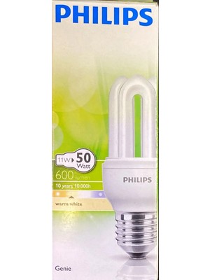 Philips 11 Watt Tasarruflu Ampul-Sarı Işık