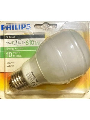 Philips 12 Watt Tasarruflu Ampul-Sarı Işık