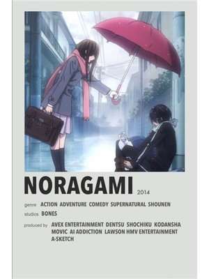 Rollas Store Noragami Anime A4 Boy Poster