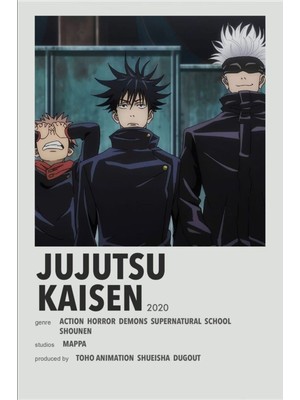 Rollas Store Jujutsu Kaısen Anime A4 Boy Poster