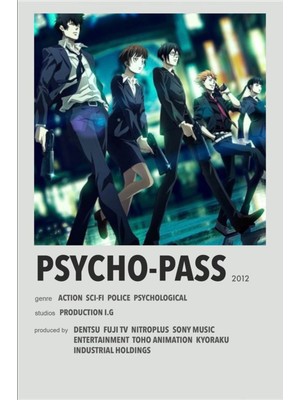 Rollas Store Psycho Pass Anime A4 Boy Poster