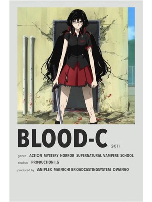 Rollas Store Blood C Anime A4 Boy Poster