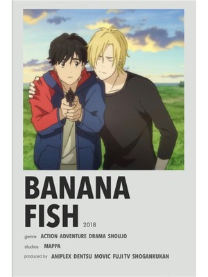 Rollas Store Banana Fısh Anime A4 Boy Poster