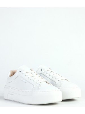 Calvin Klein Beyaz Kadın Sneaker HW0HW021180K4