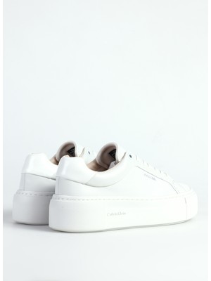 Calvin Klein Beyaz Kadın Sneaker HW0HW021180K4