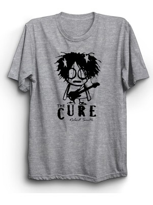 The Fame The Cure, Cartoon Robert Smith, Rock Metal Müzik Unisex %100 Pamuk Tişört