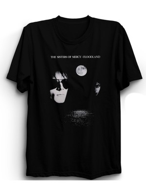 The Fame The Sisters Of Mercy, Floodland, Rock Metal Müzik Grubu Unisex %100 Pamuk Tişört