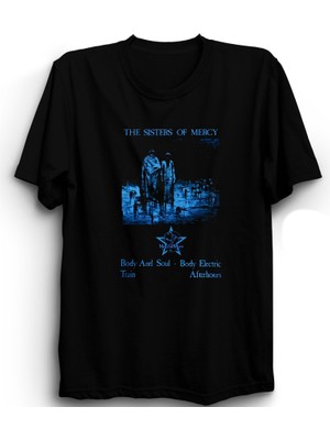 The Fame The Sisters Of Mercy, Train, Rock Metal Müzik Grubu Unisex %100 Pamuk Tişört