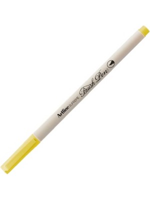 Artline Supreme Brush Uçlu Kalem Fosforlu Sarı