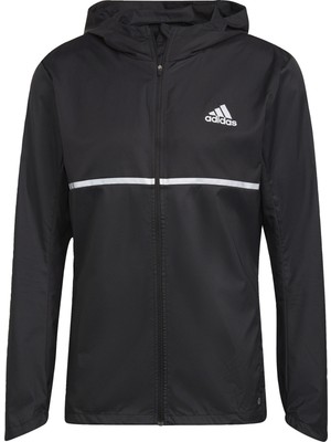 adidas OWN THE RUN JKT     BLACK/REFSIL