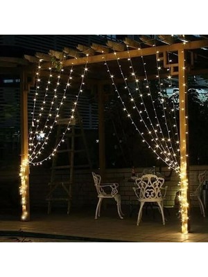 Alpotekno® 2x2 Metre 320 LED 8 Fonskiyonlu Dekoratif LED Günışığı Perde