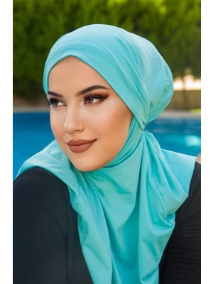 Mint Hijab Havuz ve Deniz Bonesi