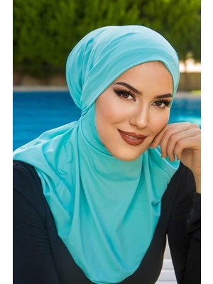 Mint Hijab Havuz ve Deniz Bonesi