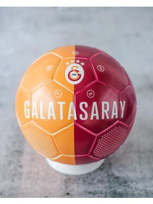 Bluetooth Hoparlör Büyük Futbol Topu Galatasaray Lisanslı Sarı Kırmızı GS1905