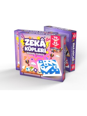 Bundera Zeka Küpleri Sihirli Küpler Görsel Beceri Küpleri Akıl ve Zeka Oyunu - V2 Yeni