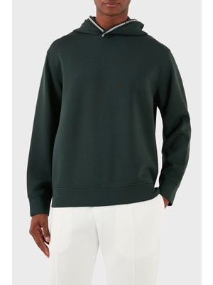 Emporio Armani Logolu Regular Fit Kapüşonlu Sweat Erkek Sweat 6D1M99 1jrrz 0565