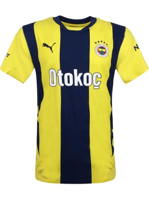 Puma Fb 24 Promo Çubuklu Forma Erkek Lacivert-Sarı Renkli 2024/2025 Sezon Modeli