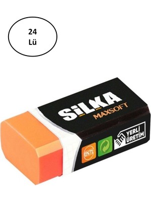 Silka Maxsoft Turuncu Silgi 24'lü - LKM1680-5179