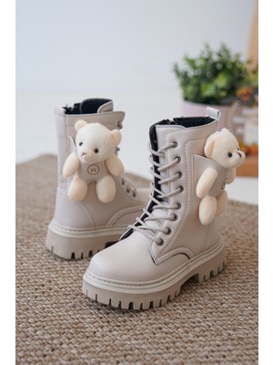 Daxtors Garantili D006 Günlük Ortopedik Ayıcıklı Kız Çocuk Botu