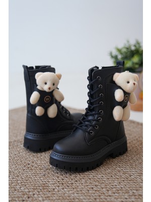 Daxtors Garantili D006 Günlük Ortopedik Ayıcıklı Kız Çocuk Botu