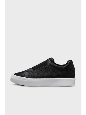 Calvin Klein Deri Logolu Sneaker Ayakkabı HW0HW02219BEH Kadın Ayakkabı HW0HW02219 Beh