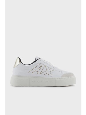 Armani Exchange Logolu Sneaker  Kadın Ayakkabı XDX147 XV830 T782