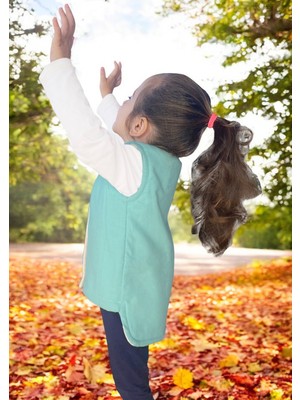 Joyous Mom Kids Müslin Bebek Yelek Organik Müslin Çocuk Yelek Yenidoğan Yelek Kışlık Bebek ve Çocuk Yelek