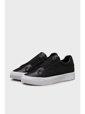 Calvin Klein Deri Logolu Sneaker Ayakkabı HW0HW02219BEH Kadın Ayakkabı HW0HW02219 Beh