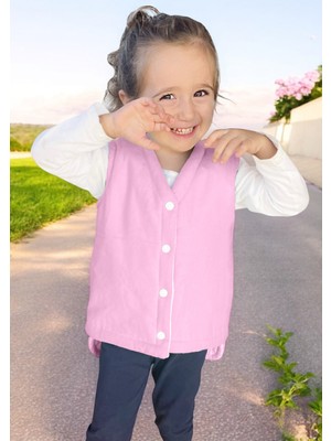 Joyous Mom & Kids Müslin Bebek Yelek Organik Müslin Çocuk Yelek Yenidoğan Yelek Kışlık Bebek ve Çocuk Yelek