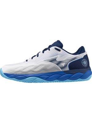 Mizuno Wave Enforce Court Ac Erkek Tenis Ayakkabısı Beyaz / Mavi