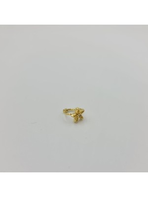 SE Jewellery Cerrahi Çelik  Gold Papatya Halka Küpe Tragus Helix Kıkırdak Piercing