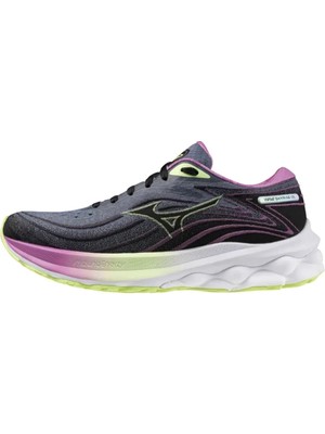 Mizuno Wave Skyrise 5 Roxy Kadın Koşu Ayakkabısı Siyah / Çok Renkli