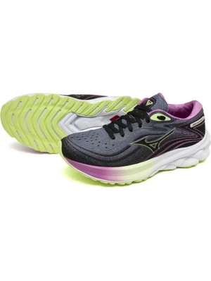 Mizuno Wave Skyrise 5 Roxy Kadın Koşu Ayakkabısı Siyah / Çok Renkli