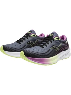 Mizuno Wave Skyrise 5 Roxy Kadın Koşu Ayakkabısı Siyah / Çok Renkli