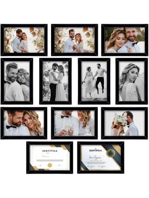 12 Adet 30X40 Çerçeve - Mdf A3 Çerçeve - Fotoğraf Çerçevesi - Poster Çerçevesi - Tablo Çerçevesi