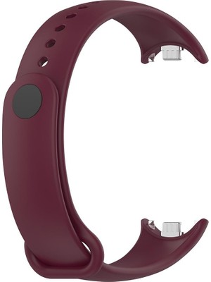 AktarMobile Xiaomi Mi Band 8 / 9 Uyumlu Silikon Kordon Spor Kayış Soft Jel Band Özel Pim Tasarımı