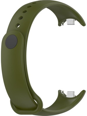 AktarMobile Xiaomi Mi Band 8 / 9 Uyumlu Silikon Kordon Spor Kayış Soft Jel Band Özel Pim Tasarımı