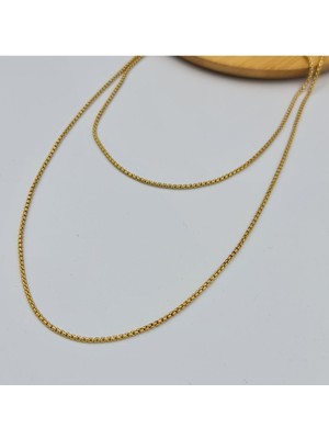 SE Jewellery Gold 1 mm 70 cm Klasik Zincir