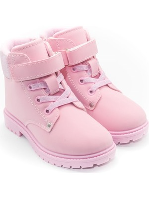 KU&PA SHOES Çocuk Ayakkabı Pembe Bot