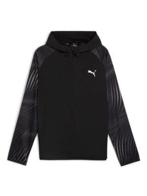 Puma Run Fav Aop Woven Jacket M Siyah Erkek - 52422156 L - Siyah