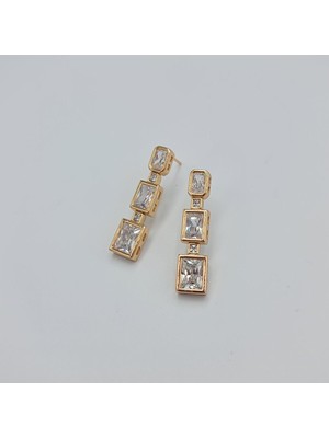 SE Jewellery Rose Bagetli Xupıng Kadın Küpe