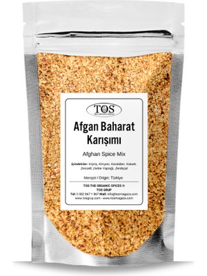 TOS The Organic Spices Afgan Baharat Karışımı 250 gr Afghan Spice Blend - Premium Quality | Baharat Karışımı