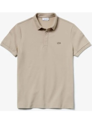 Lacoste Erkek Regular Fit Bej Paris Polo Yaka T-Shirt