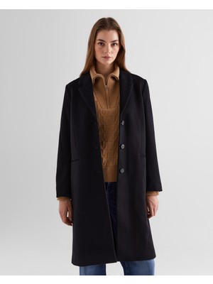 Gant Kadın Siyah Klasik Yaka Mont 4751128.5