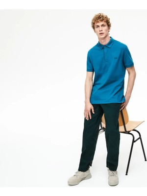 Lacoste Erkek Regular Fit Mavi Paris Polo Yaka T-Shirt